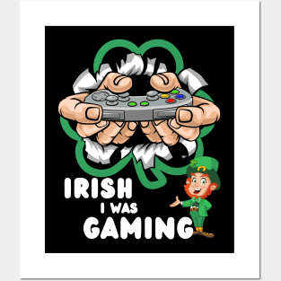 Irish I Was Gaming Posters and Art